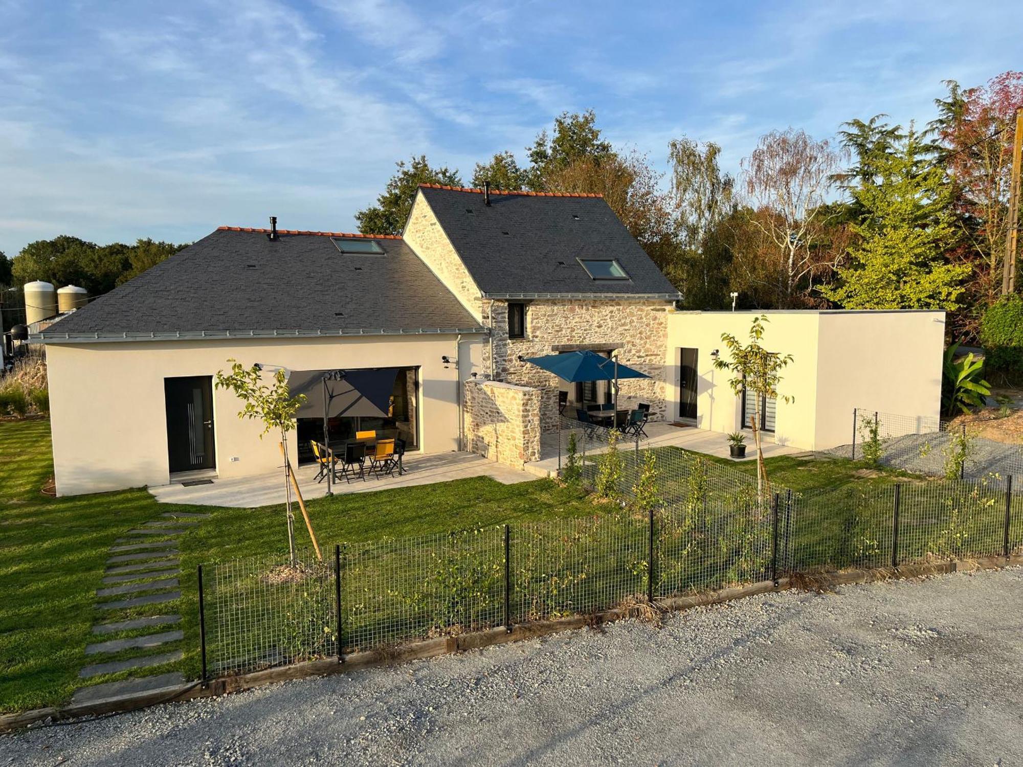 Gite Familial Renove Pres Du Canal De Nantes Avec Jardin, Terrasse, Wifi Et Chambres Mansardees - Fr-1-306-1263 Nort-sur-Erdre  エクステリア 写真